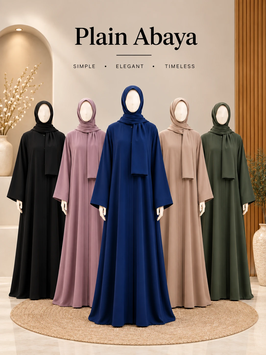 Plain Abaya