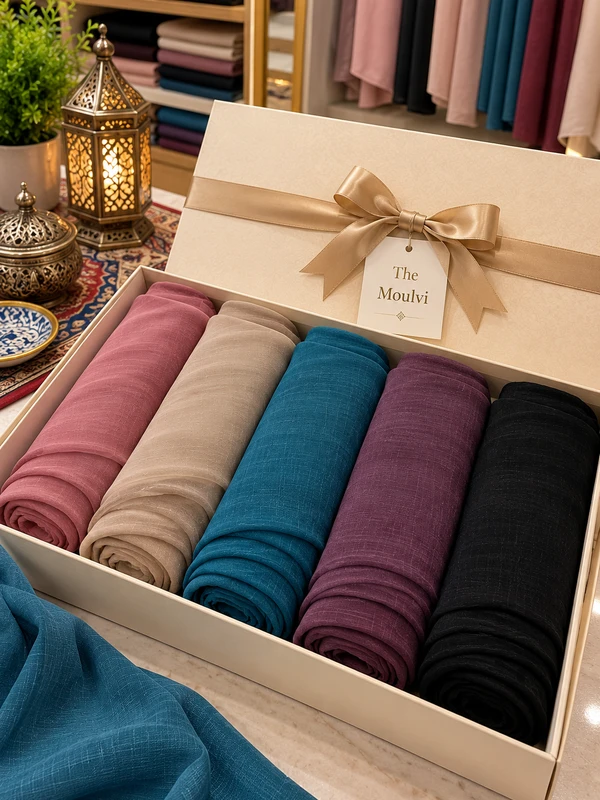 Pack of 5 - Turkish Hijabs