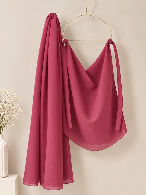 Dark Rose Pink - Premium Matching Hijab and Niqab Set