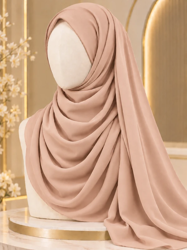 Light Skin Georgette Hijab