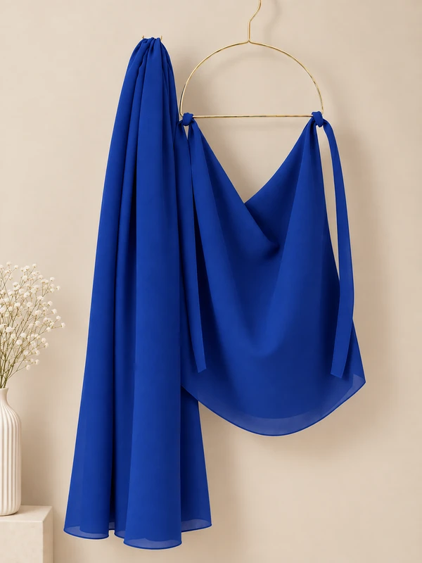 Royal Blue - Premium Matching Hijab and Niqab Set